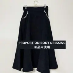 PROPORTION BODY DRESSINGポケットパールツィードスカート