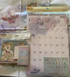 ダッフィー　カレンダー　2026年　壁掛　卓上セット　ディズニーシー限定販売