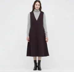 秋 ロングワンピース