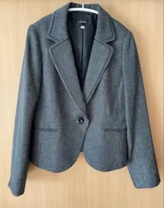 入学式や卒業式に！　ツイード　 グレー スーツセット 13AR