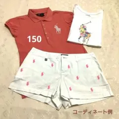 POLO Ralph Laure【150】白 ショートパンツ ポロ ラルフ
