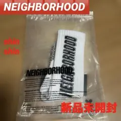 NEIGHBORHOOD ホワイト ロゴソックス 新品未開封のサムネイル