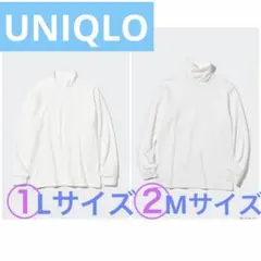 UNIQLO ストレッチモックネックT☆ソフトタッチタートルネックTシャツ