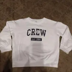 白色薄手トレーナー　140cm〜150cm 美品