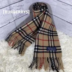 【美品✨】バーバリー ノバチェック マフラー キャメル　ラム　ウール100％ Burberry】ノバチェック マフラー キャメル ラムウール100% BURBERRY