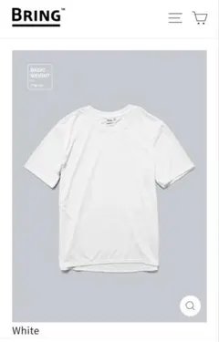 BRING　DRYCOTTONY ベーシックTシャツ