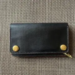 【週末限定価格】MARYAM ホースフロント ミドルトラッカーウォレット 茶芯