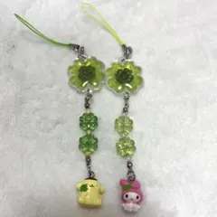 サンリオ クローバーストラップ ポムポムプリン　マイメロデイ