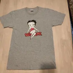 m*k様 Supreme Betty Boop Tシャツ Mサイズ グレー - メルカリ
