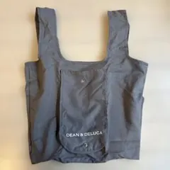 332◆DEAN & DELUCA「折りたたみエコバッグ」グレー