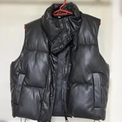 レザーダウンベスト ダウンベスト