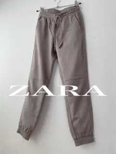 美品　ZARA スエード調　ジョガーパンツ　xs