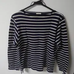 GU ジーユー ボーダーカットソー 長袖 Mサイズ 341-271007