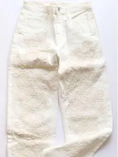 flower lace デニムパンツのサムネイル