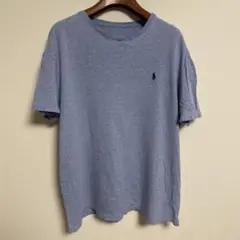 POLO RALPH LAUREN グレー クルーネック Tシャツ XL相当