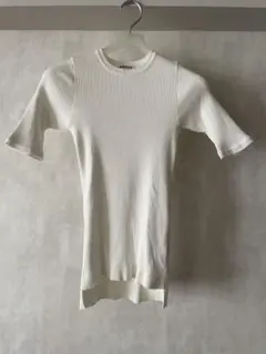 マルコイエナ オーラリー auralee 七分袖 カットソー Tシャツ AURALEE / オーラリー | LUSTER PLAITING TEE (メンズ) - Ivory