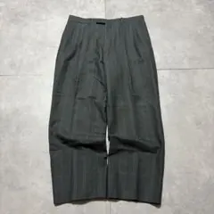 90s Christian Dior 2タック ストライプ スラックス ネイビー - メルカリ