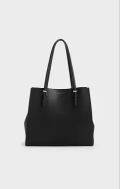 CHARLES & KEITH クラシックダブルハンドル トートバッグ