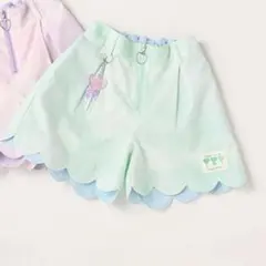 メゾピアノ　キャンディポップ　スカラップ　ショートパンツ