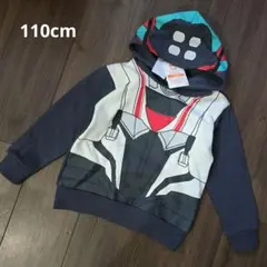 【タグつき】仮面ライダー　ゼッツ　なりきり　パーカー　110cm