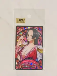 ワンピース HBD 9.2ステンドグラス風ホログラムプレート ハンコック　最安値