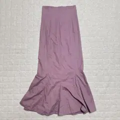 スナイデル ハイウエスト ヘムフレアスカート ロング マーメイドスカート