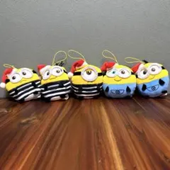 【5点まとめ売り】平成レトロ　ミニオン ぬいぐるみ クリスマス