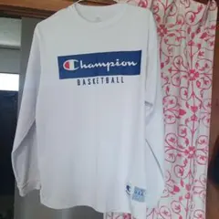 Champion バスケットボール 長袖Tシャツ M