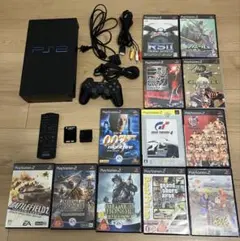 PS2 SCPH-50000 プレステ2 ソフト12本セット グラセフ