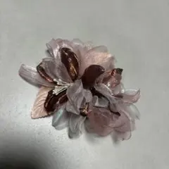 コサージュ　ピンク