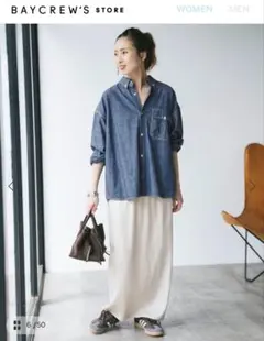 Spick and Span Levi’s/別注CROPPED SHIRT