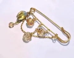 ハンドメイド　ブローチ、ハンドメイドアクセサリー