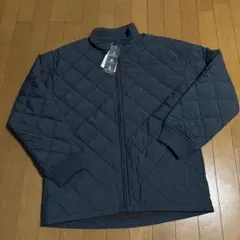 ダークブルー キルティングジャケット　XL