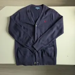 【即購入可】Polo Ralph Lauren ネイビー ボタン付きカーディガン