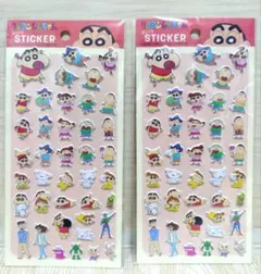 クレヨンしんちゃん ぷっくりステッカー シール