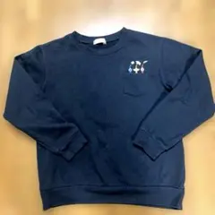 【ピクミン】トレーナー 裏起毛 ブラックBANDAI APPAREL 150cm