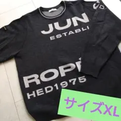 ★ジュンアンドロペ★美品♪ゴルフ　セーター　グレー　メンズXL