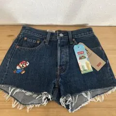 未使用品　501 Levi's リーバイス スーパーマリオ w24 mario