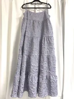 merry jenny rumple ティアード キャミ ワンピース ラベンダー