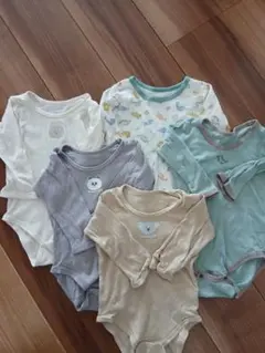 ベビー肌着 5点セット 動物柄