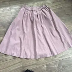 anysis ピンク フレアスカート