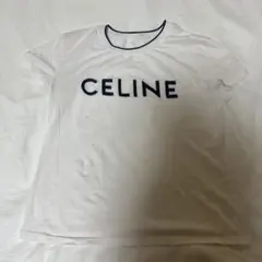 CELINE ロゴ Tシャツ サイズS ホワイト