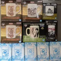 【まとめ売り】　一番くじ　ワンピース　マグカップ　グラス　名言　ルフィ　ロー