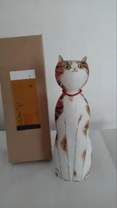 創作こけし 沖泰宣 ミケ 猫こけし KokeshiDoll - メルカリ