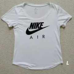 NIKE AIR Tシャツ ホワイトレディースLのサムネイル