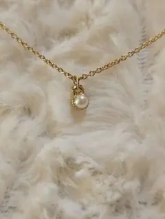 199)K18刻印 ファッションアクセサリー ネックレス パール