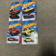 Hot Wheels 4台セット まとめ売りのサムネイル