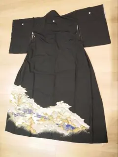 黒留袖 庭園風景 金彩 礼装 着物