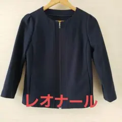 【美品】LEONARD レオナール *ノーカラージャケットのサムネイル