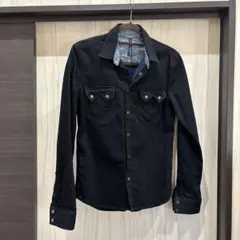 Nudie Jeans デニムシャツ ブラック XSのサムネイル